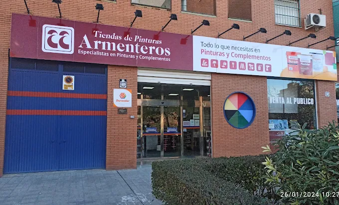 Fachada de Tiendas de Pinturas Armenteros Granada